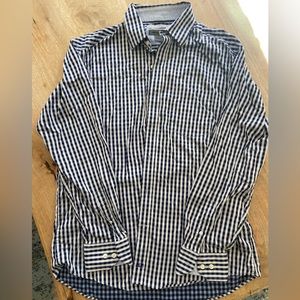 Johnston & Murphy Button-Collar Premium Cotton Shirt